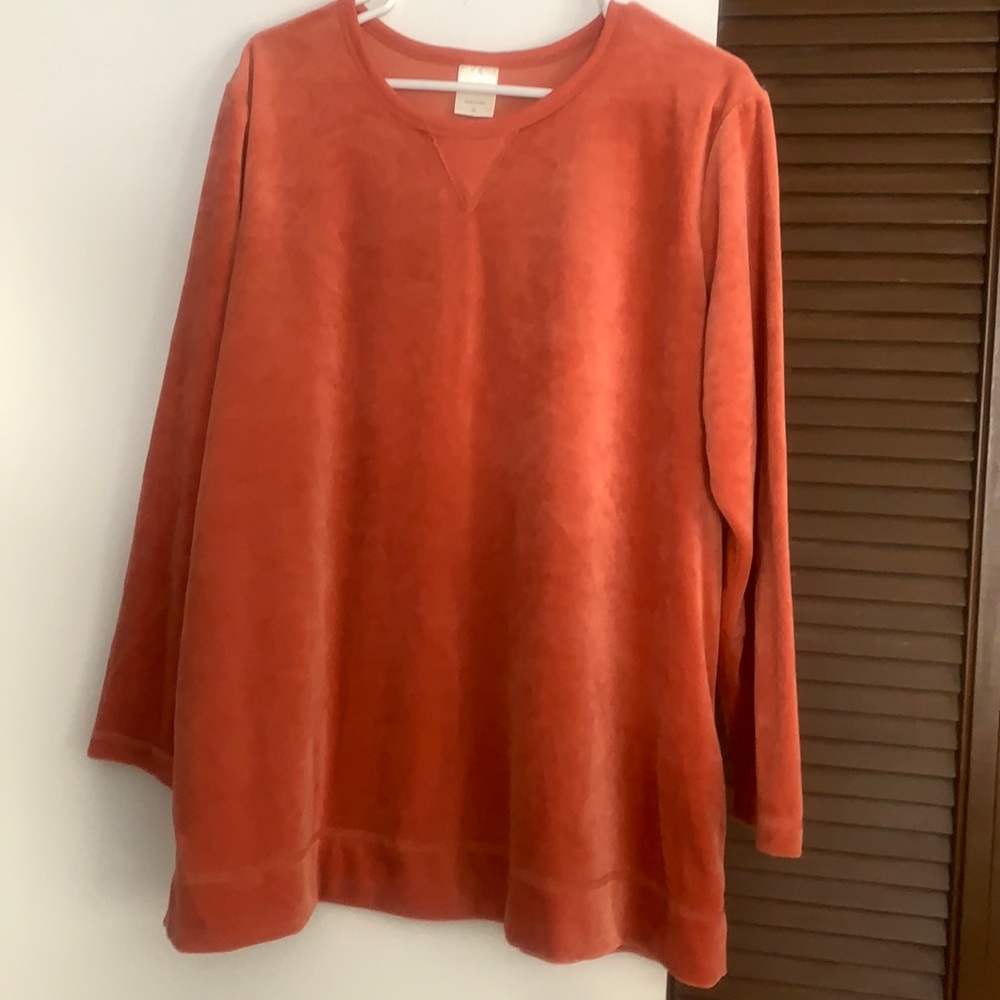 Blair velour long sweatshirt